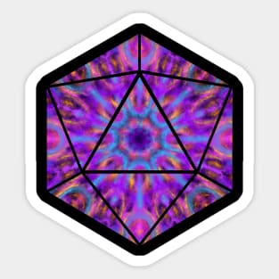 Acid Trip in a D20 Sticker